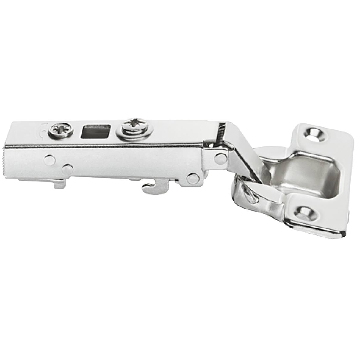CHARNIÈRE 110° AVEC AMORTISSEUR METALLA SM KOMBI À VISSER/EN APPLIQUE