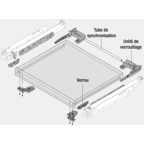 BLOCAGE DE TABLETTE POUR MOVENTO ET TANDEM