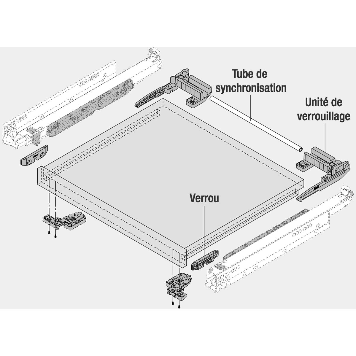 BLOCAGE DE TABLETTE POUR MOVENTO ET TANDEM