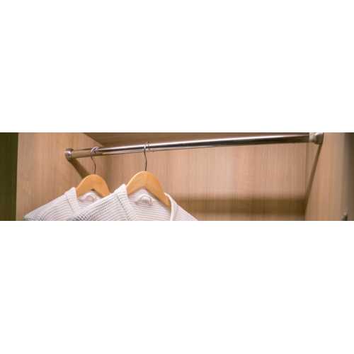 PAIRE NAISSANCES AVEC ENJOLIVEURS POUR TUBE ROND D 20 MM CHROME