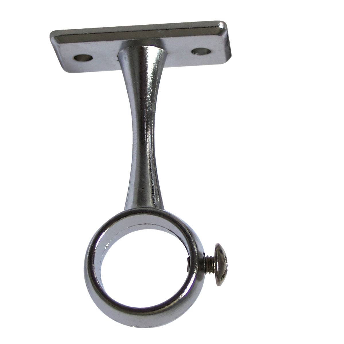 PITON TUBE ROND AVEC VIS SERRAGE ACIER CHROME D.20 / HT60