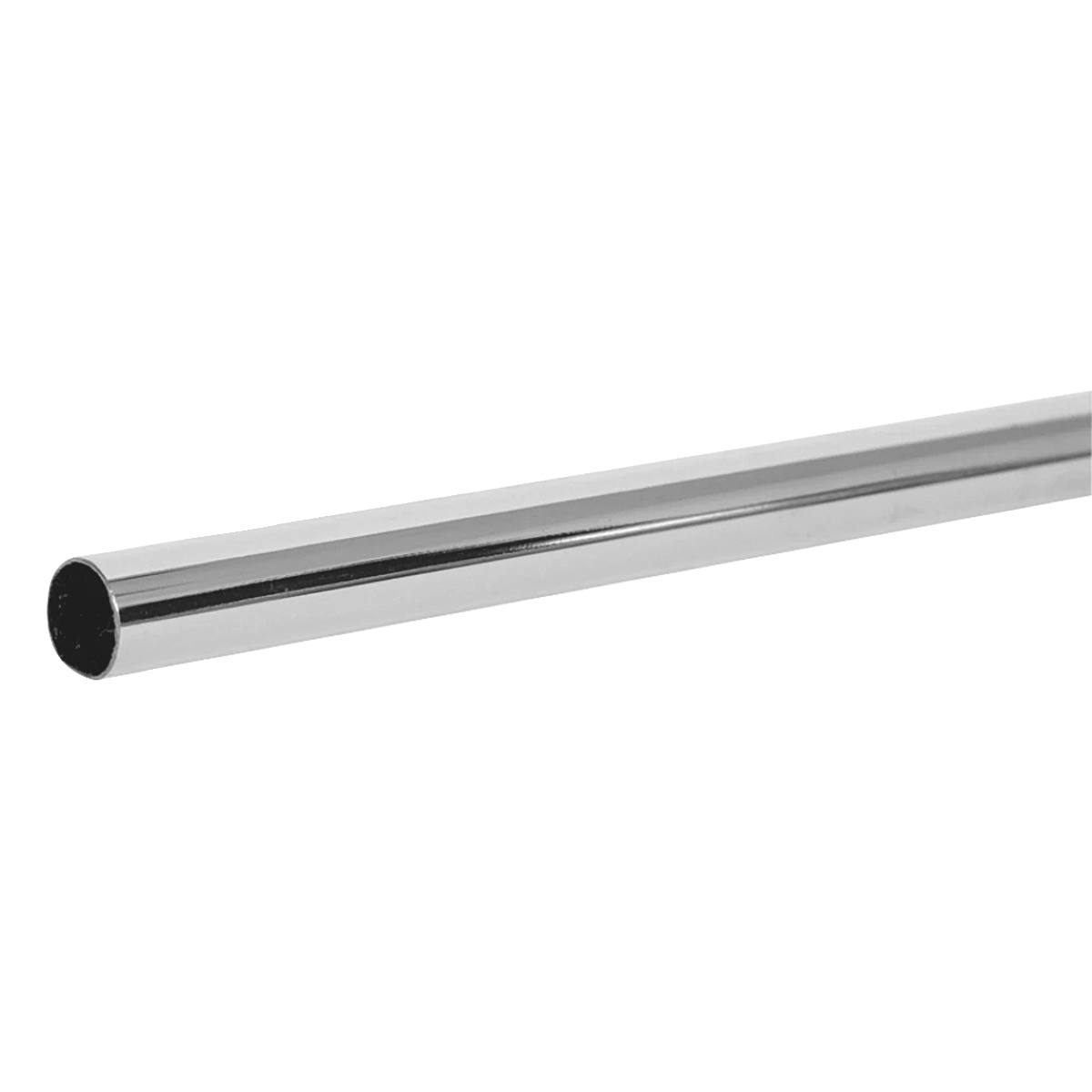 TUBE DE PENDERIE ACIER CHROME Ø 18 MM / L. 3ML