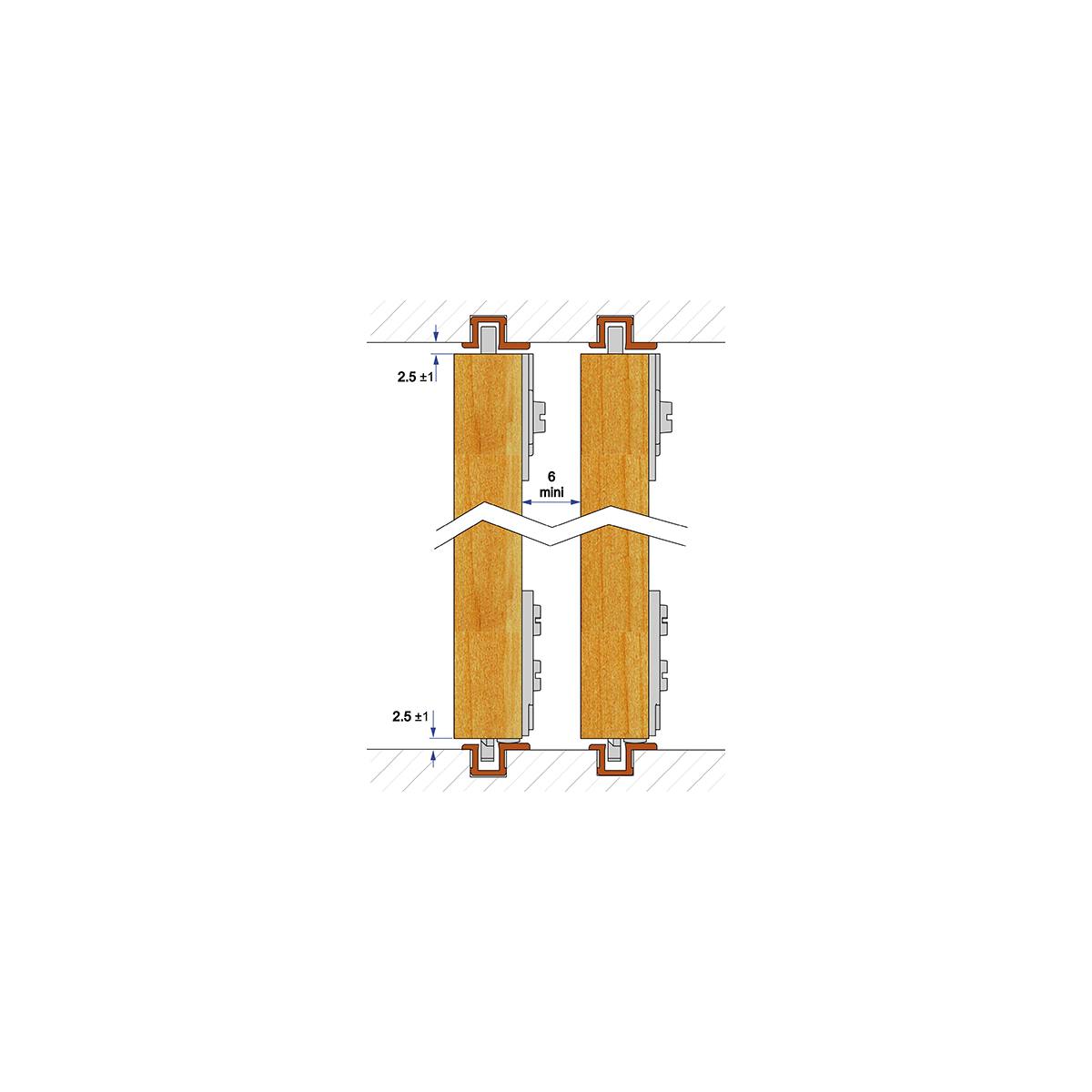 FERRURES POUR FAÇADE COULISSANTE PICO 25