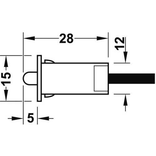 INTERRUPTEUR À CONTACT POUR PORTE