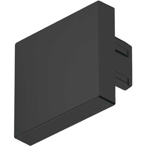 CAPUCHON NOIR POUR PROFIL ALUMINIUM NOIR