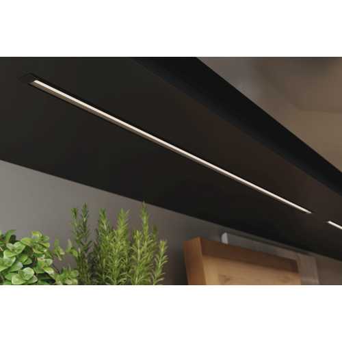 PROFIL LOOX5 1106 ENCASTRÉ NOIR AVEC REPARTITION ASYMETRIQUE DE LA LUMIERE  / POUR RUBAN LED 8/10MM