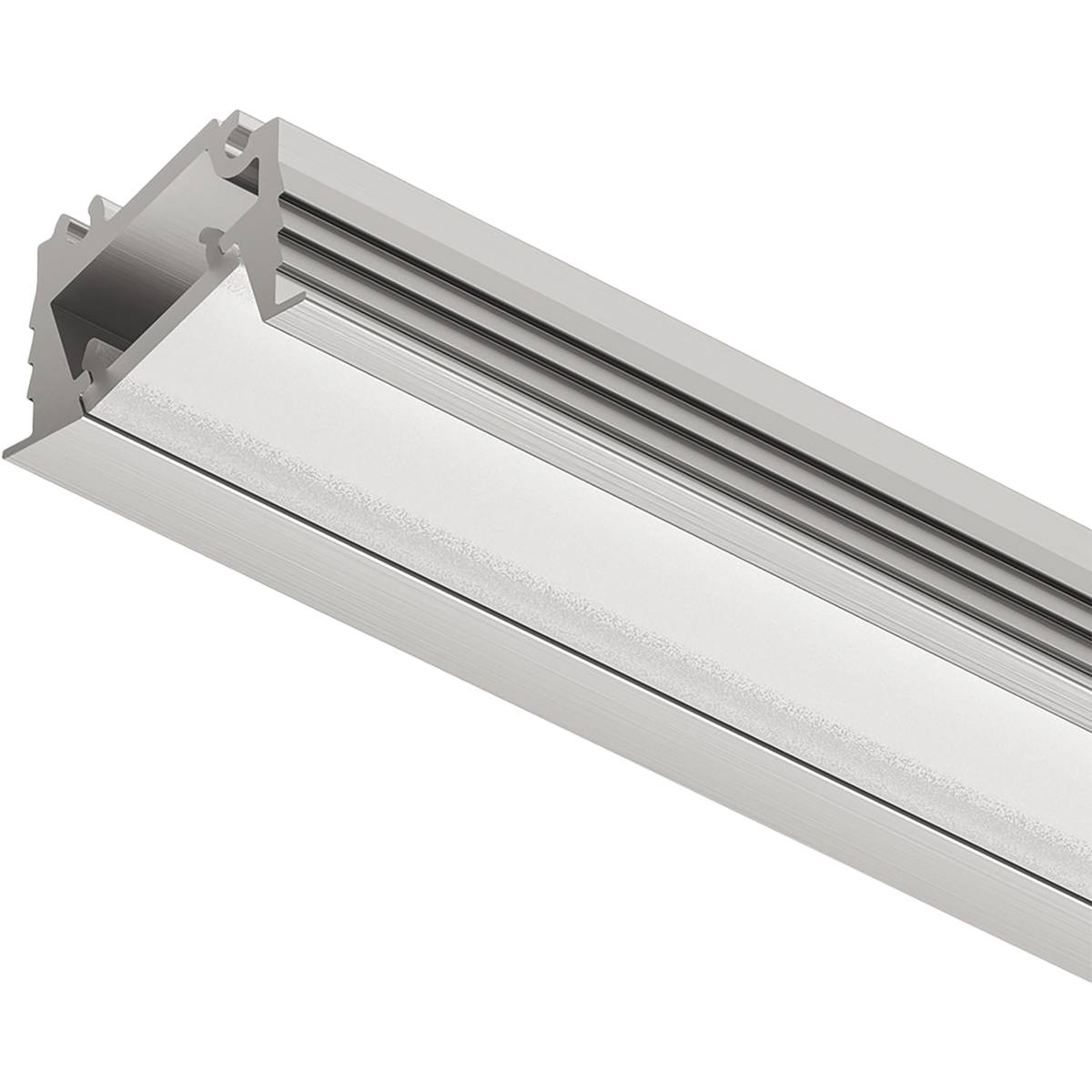 PROFIL LOOX5 1106 ENCASTRÉ NOIR AVEC REPARTITION ASYMETRIQUE DE LA LUMIERE  / POUR RUBAN LED 8/10MM