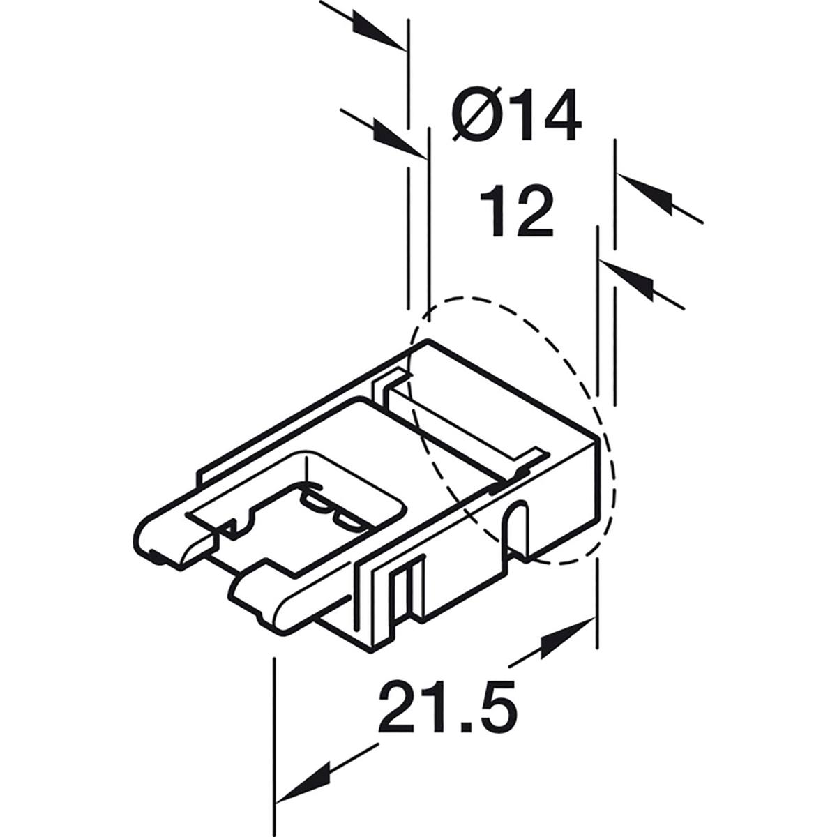 CÂBLE ALIMENTATION POUR RUBAN LED LOOX5 RVB 10mm 24V