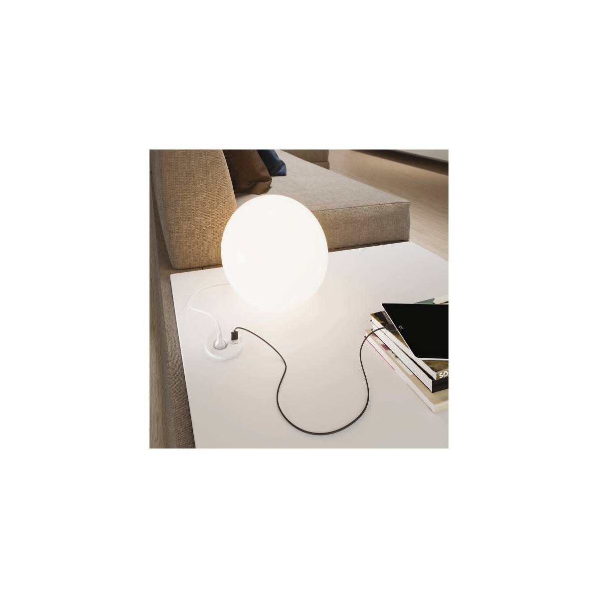 BLOC 1 PRISE + 2 USB A&C, A ENCASTRER COLORIS BLANC