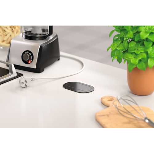 BLOC 2 PRISES ENCASTRABLES 220/240V PICCOLINO NOIR