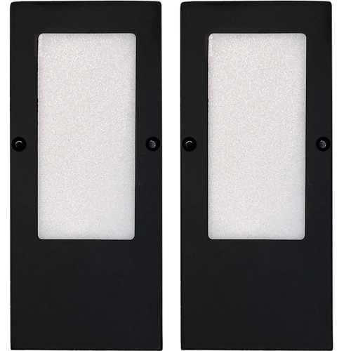 KIT 2 SPOTS PULSAR NOIR EN APPLIQUE 4500°K