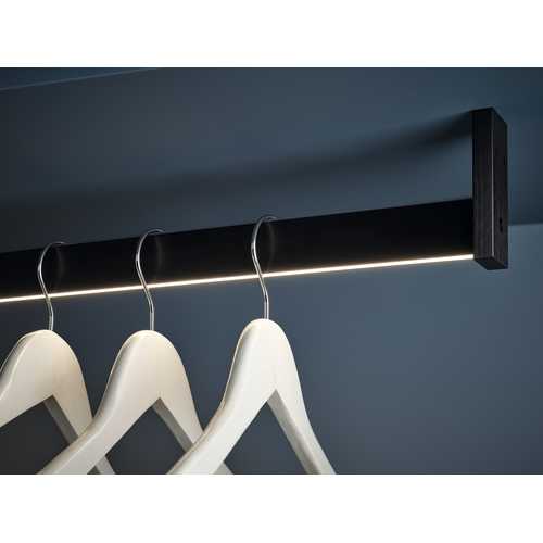 BARRE DE PENDERIE RECOUPABLE LED 12V + AVEC DETECTEUR DE PRESENCE - 1200 MM