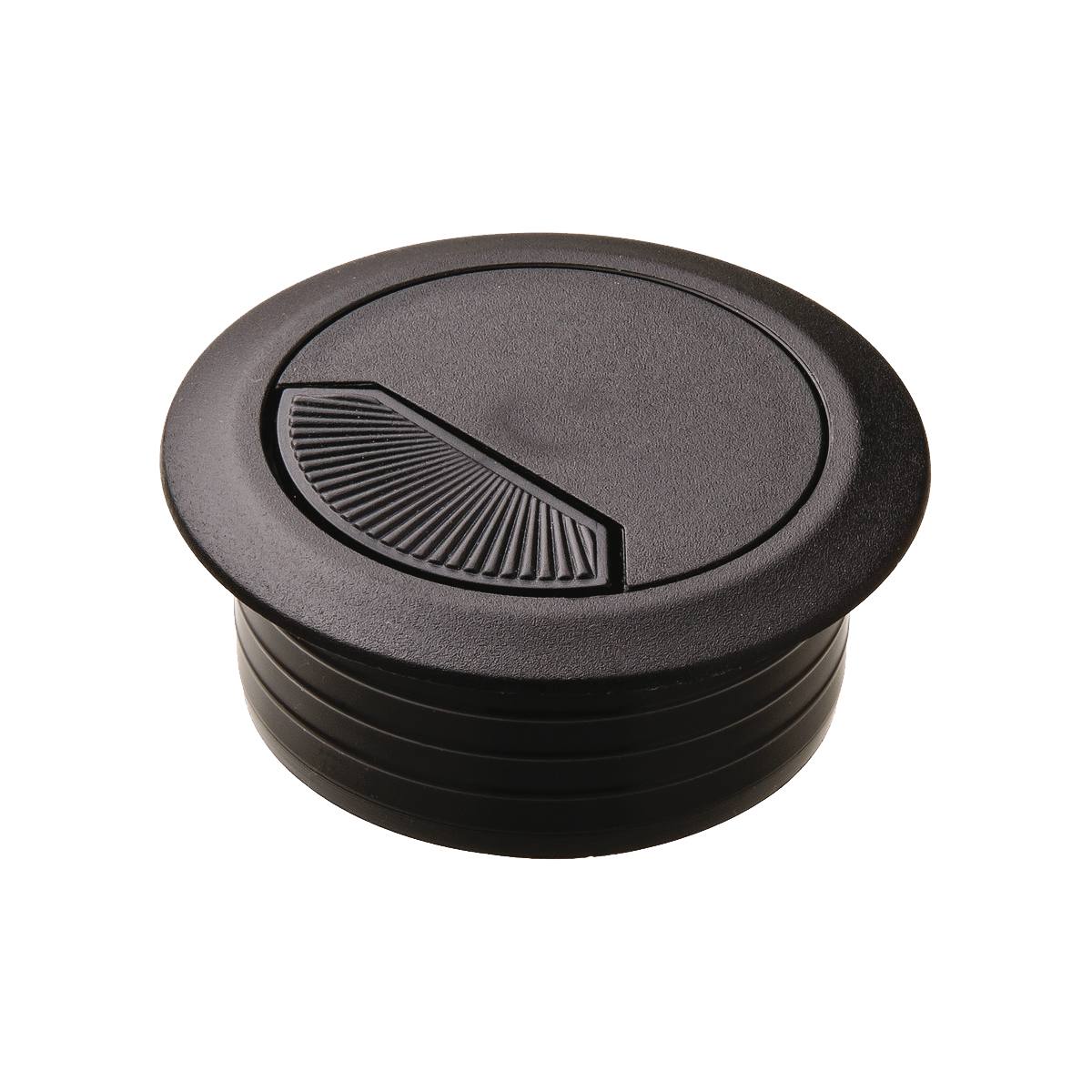 PASSE-CÂBLE ROND NOIR Ø 80 MM