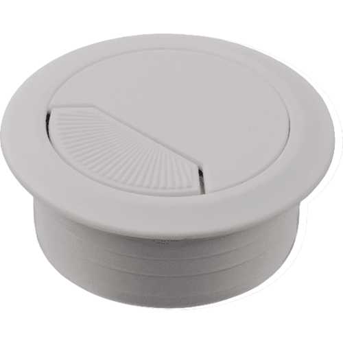 PASSE-CÂBLE ROND GRIS CLAIR Ø 60 MM