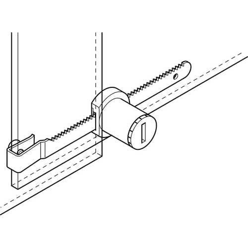 SERRURE DE VITRINE SYMO