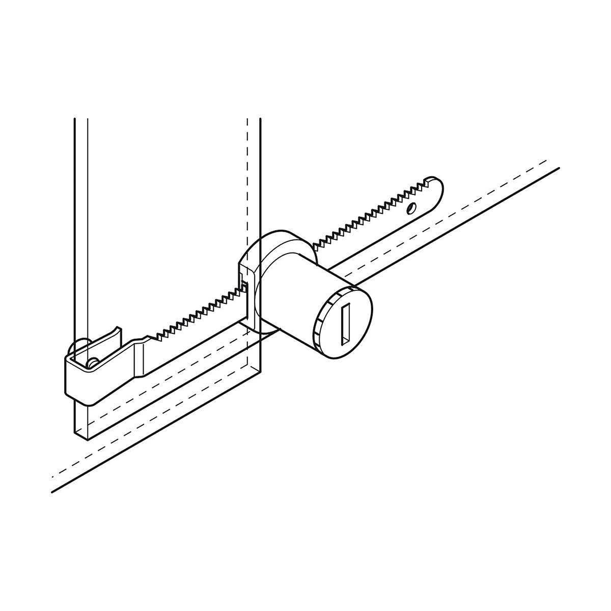 SERRURE DE VITRINE SYMO