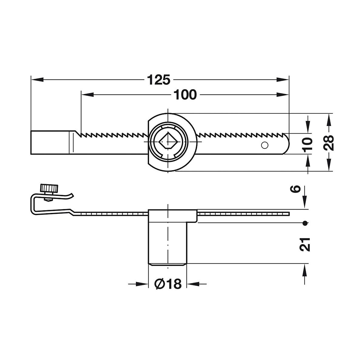 SERRURE DE VITRINE SYMO