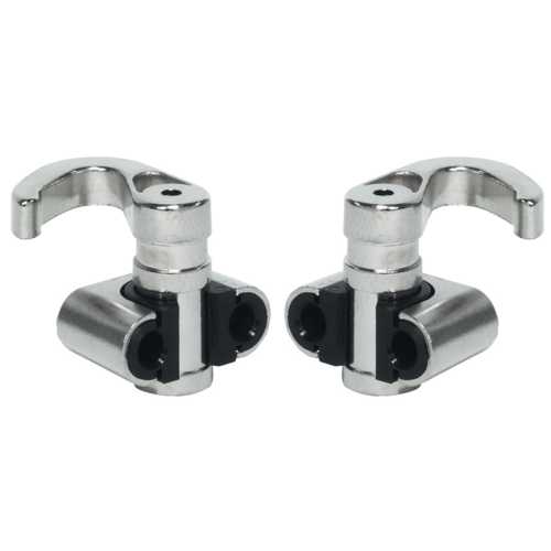 PAIRE DE CROCHETS D'ARRET A VISSER