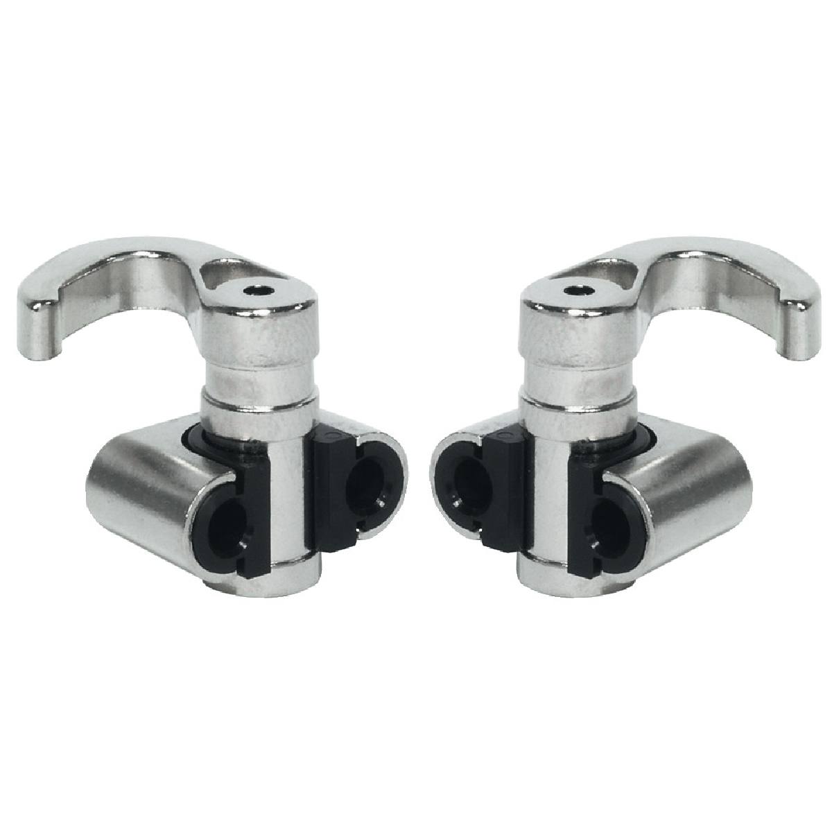 PAIRE DE CROCHETS D'ARRET A VISSER