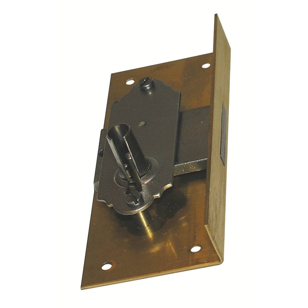 SERRURE GAUCHE À ENTAILLER AXE: 30 MM