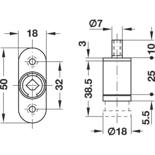 SERRURE À PRESSION SYMO