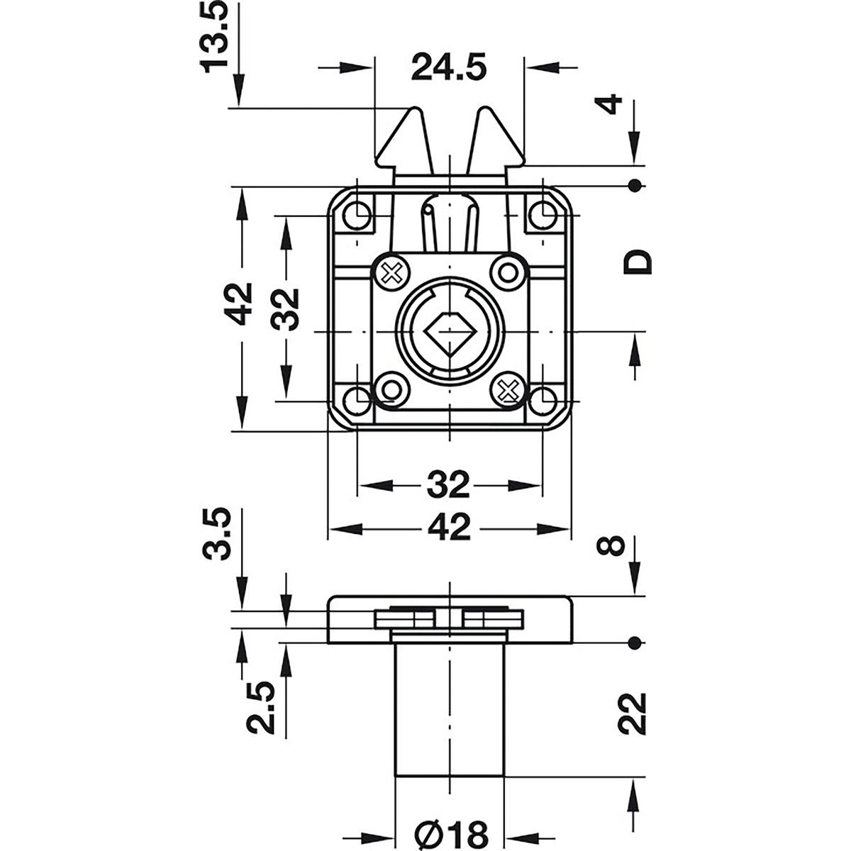 SERRURE SYMO POUR VOLET ROULANT
