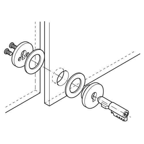 SERRURE DE VITRINE