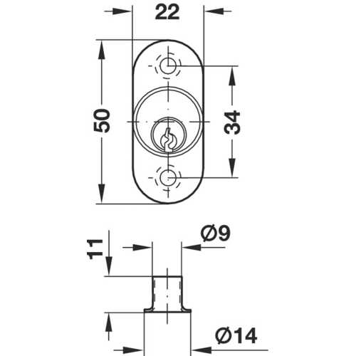 SERRURE À PRESSION POUR PORTE COULISSANTE EN BOIS