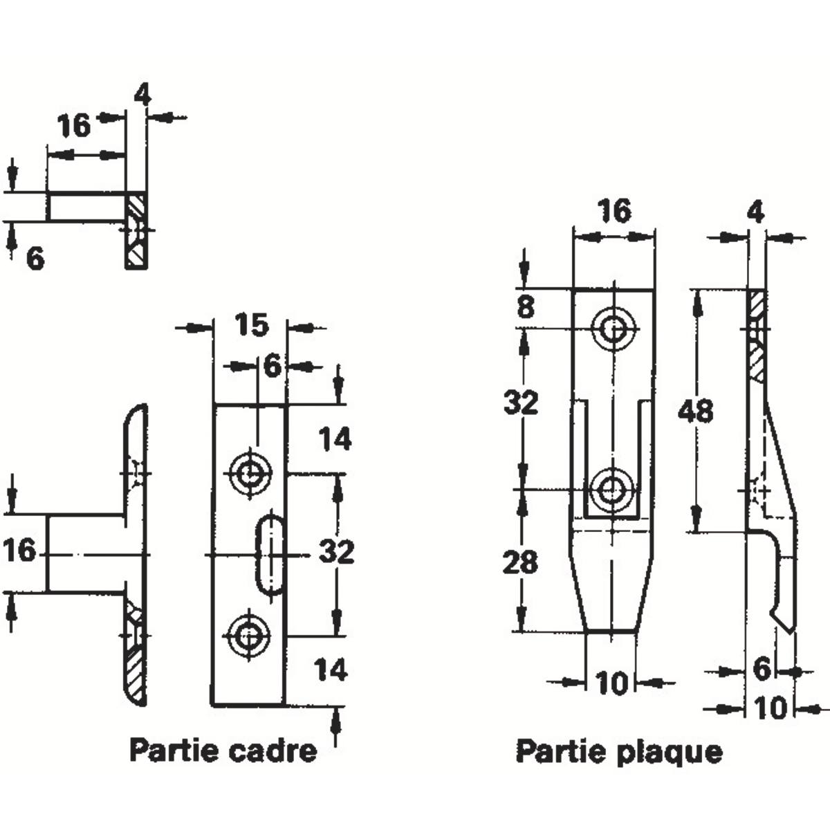 FERRURE D'ASSEMBLAGE KEKU