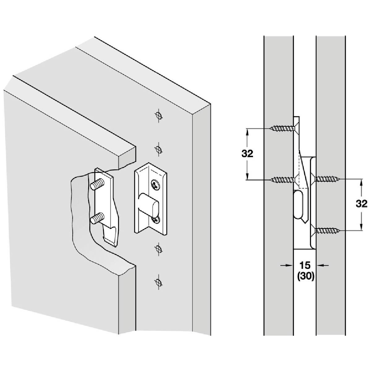 FERRURE D'ASSEMBLAGE KEKU