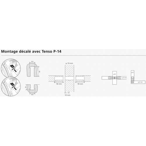 LAMELLES TENSO P-14 (80 PAIRES)