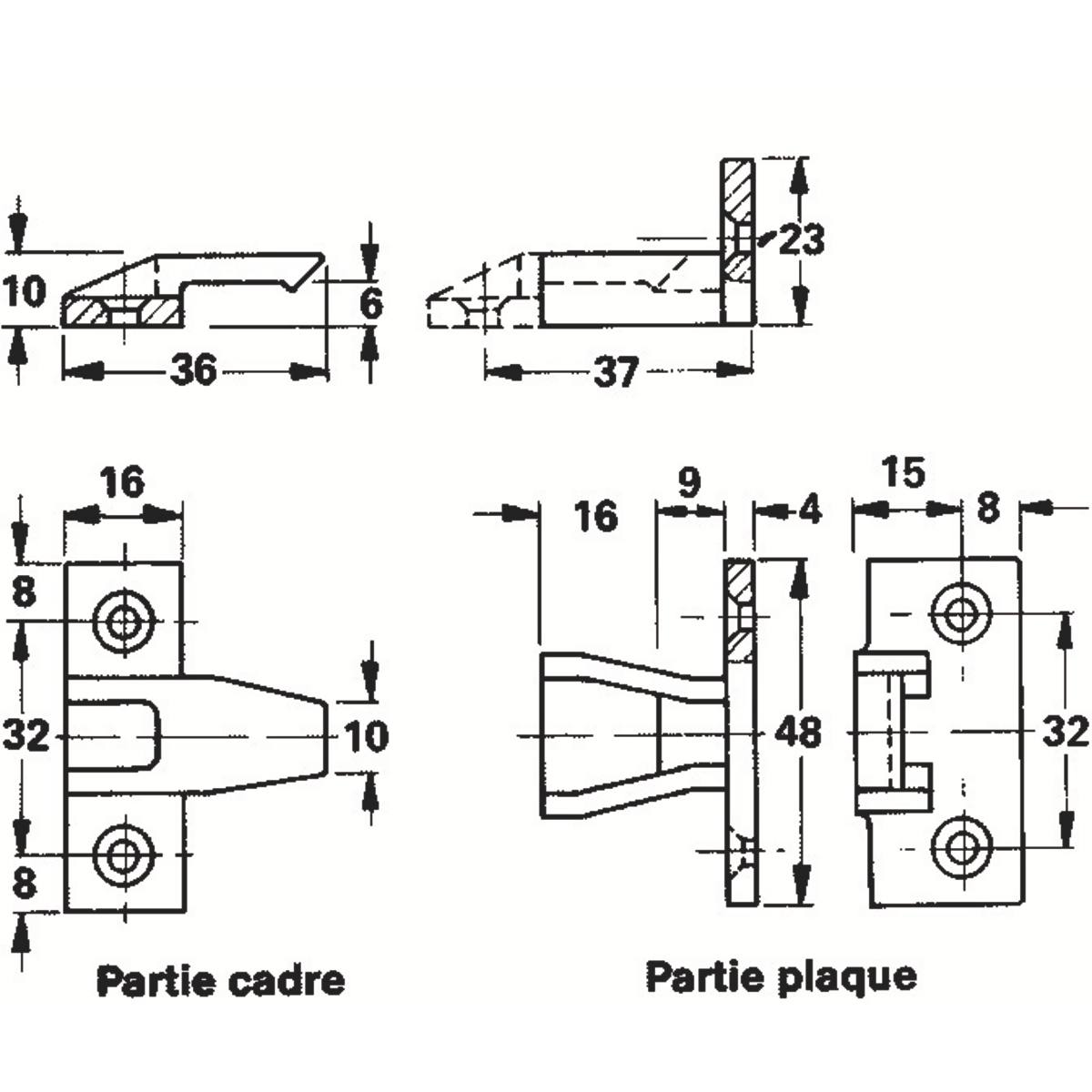 FERRURE D'ASSEMBLAGE KEKU