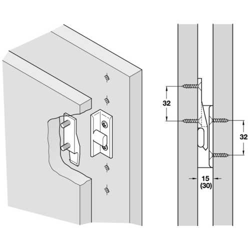FERRURE D'ASSEMBLAGE KEKU