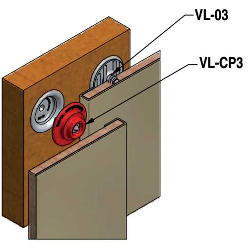 INSERT DE CENTRAGE POINTE MÉTAL VERY LOW PROFILE