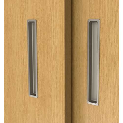 POIGNEE CUVETTE SLIM 150X25 CHROME MAT