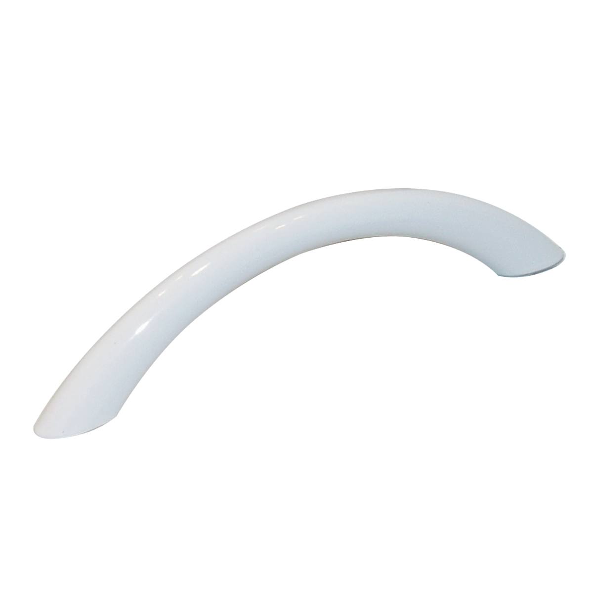 POIGNÉE ARC EN ZAMAK / BLANC EA: 96 MM