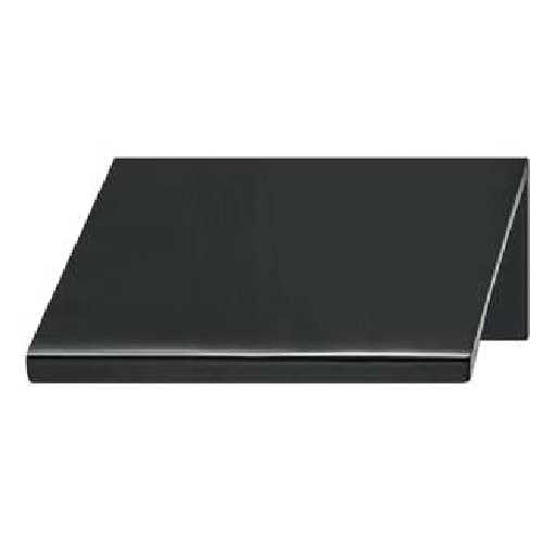 POIGNÉE DE MEUBLE SUR CHANT ALU NOIR MAT 40 MM