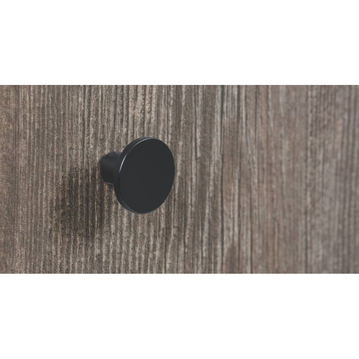 BOUTON COMO FINITION NOIR MAT DIAMÈTRE 41