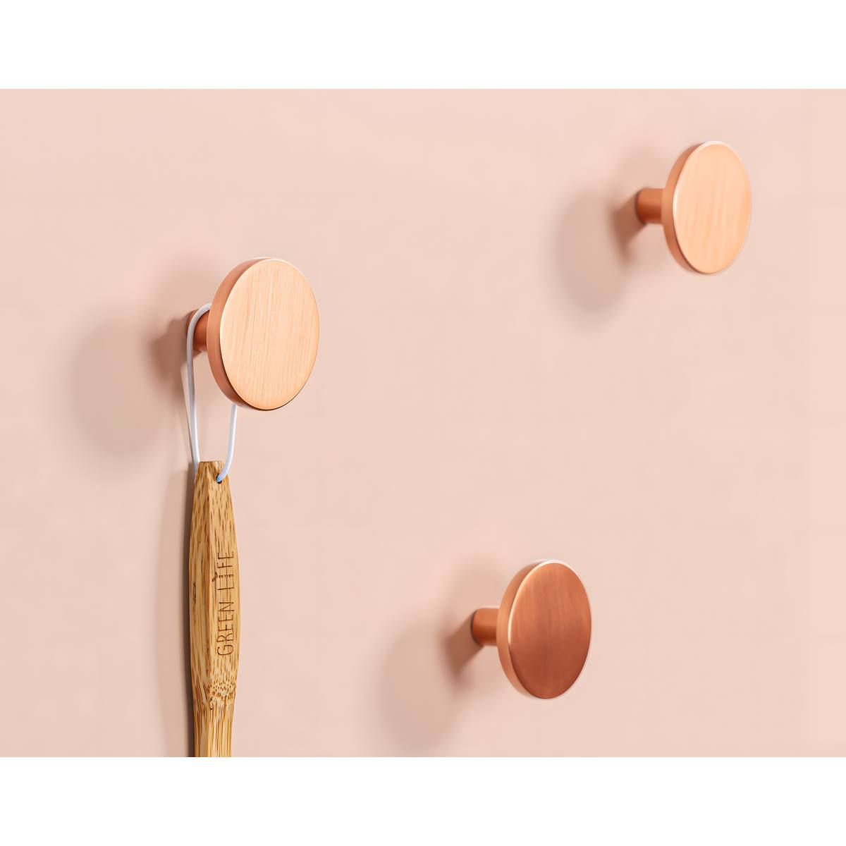 BOUTON COMO FINITION CUIVRE BROSSÉ DIAMÈTRE 41