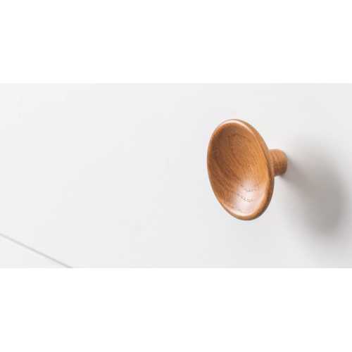 BOUTON BOIS DISC CHÊNE BLOND DIAMÈTRE 38