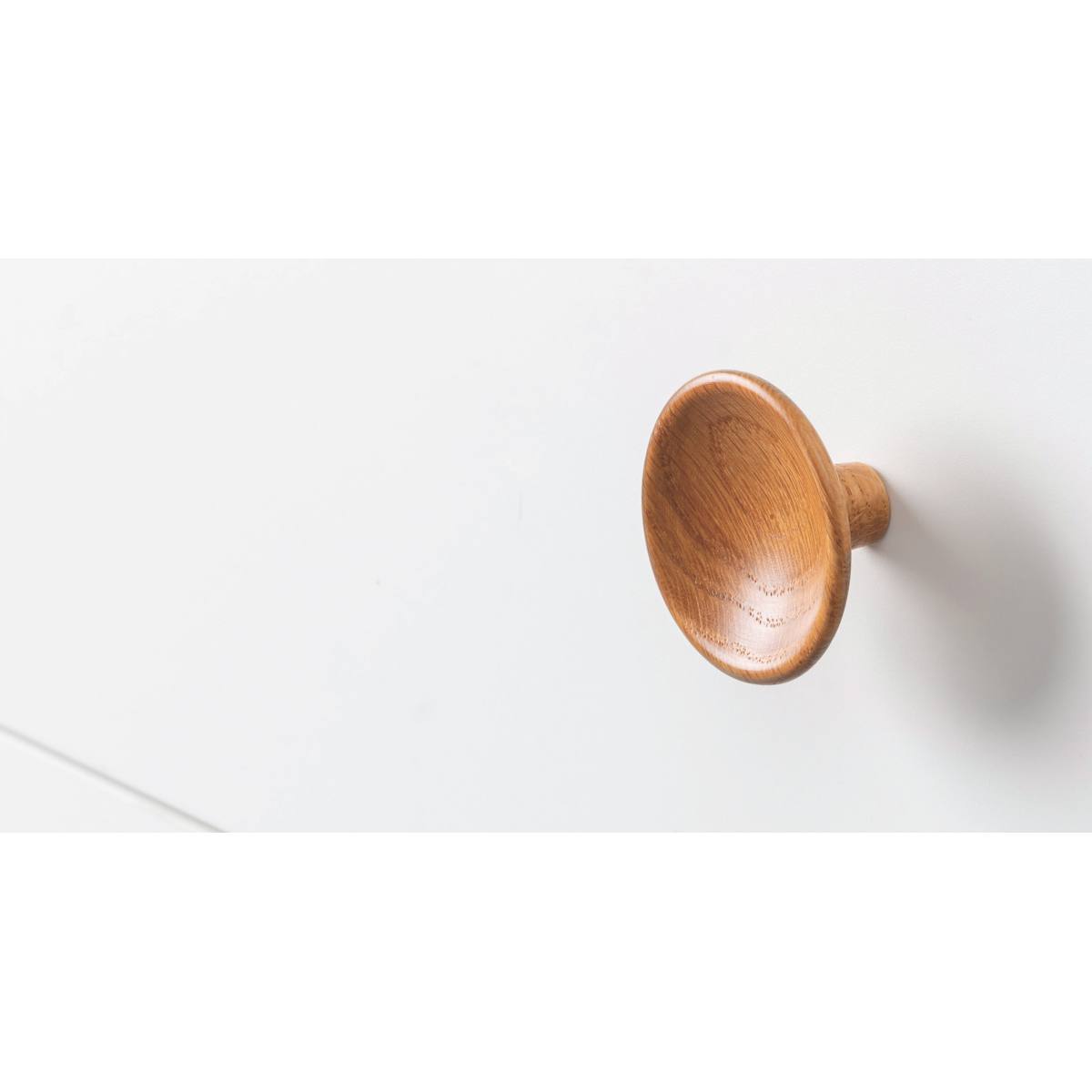 BOUTON BOIS DISC CHÊNE BLOND DIAMÈTRE 38
