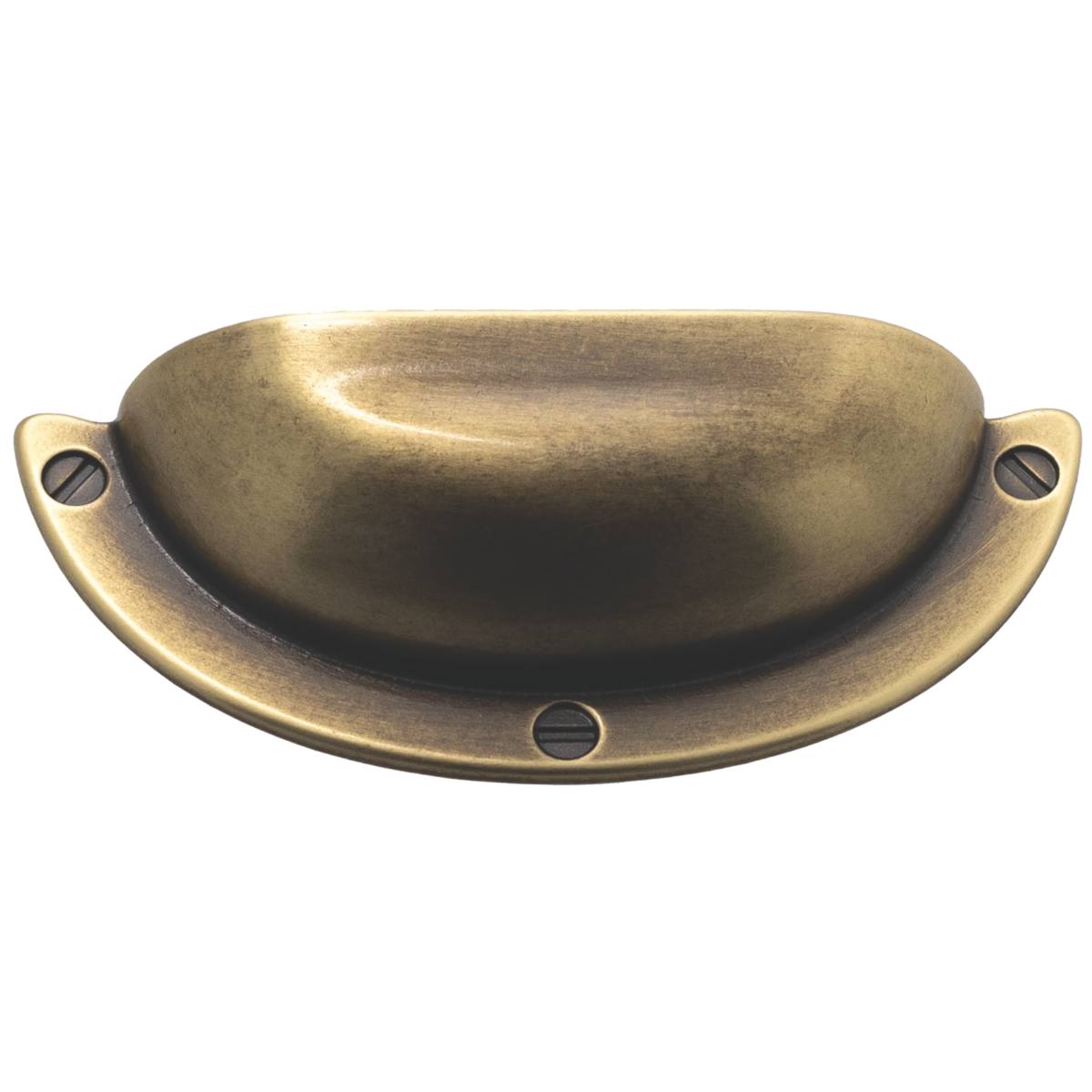 POIGNÉE COQUILLE EN LAITON EA: 66 MM