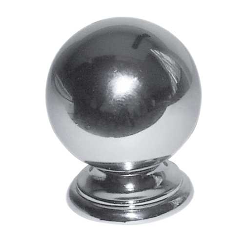 BOUTON BOULE EN ZAMAK Ø 28 MM