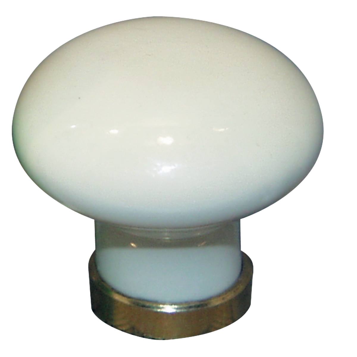 BOUTON PORCELAINE IVOIRE Ø 30 MM