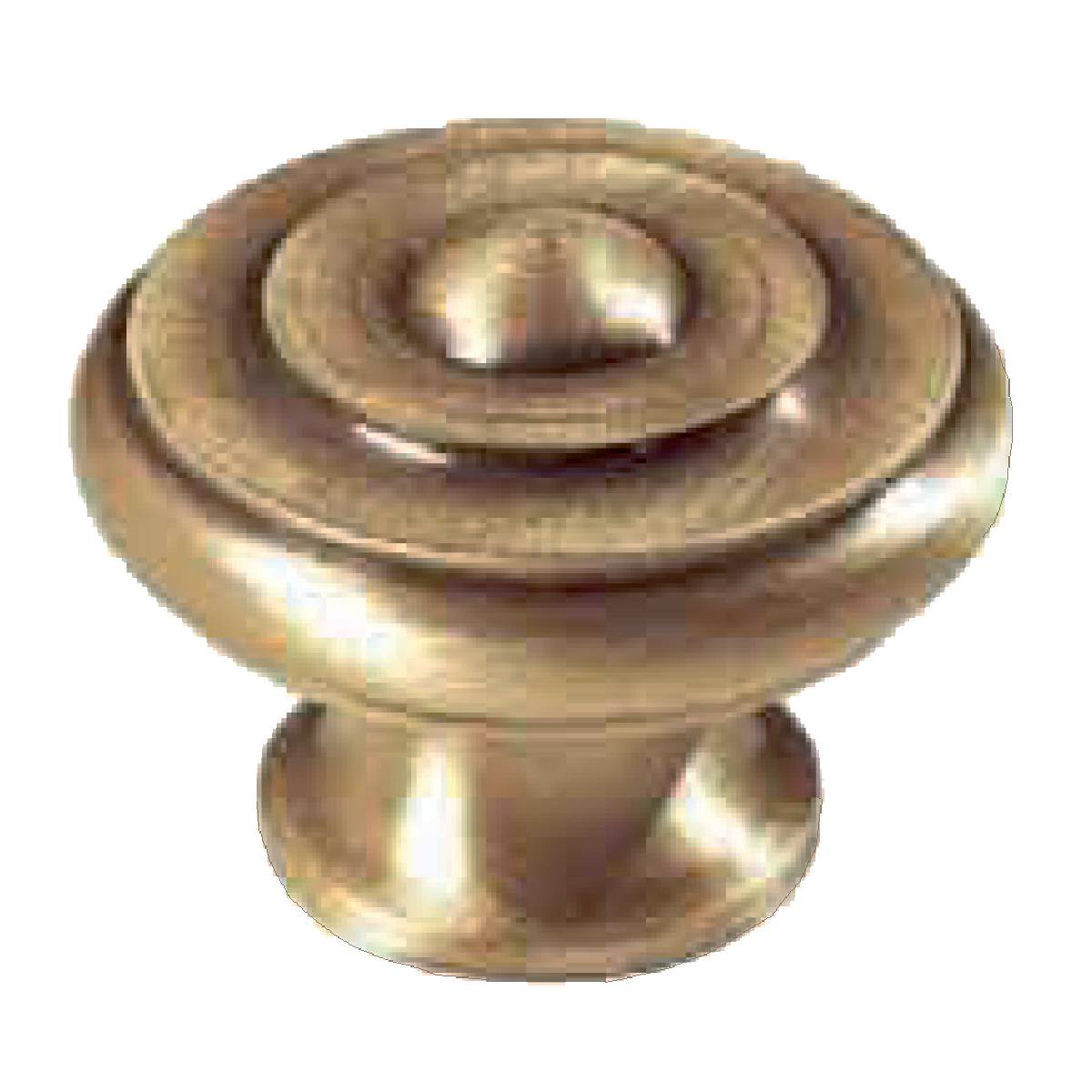 BOUTON RUSTIQUE EN LAITON Ø 30 MM