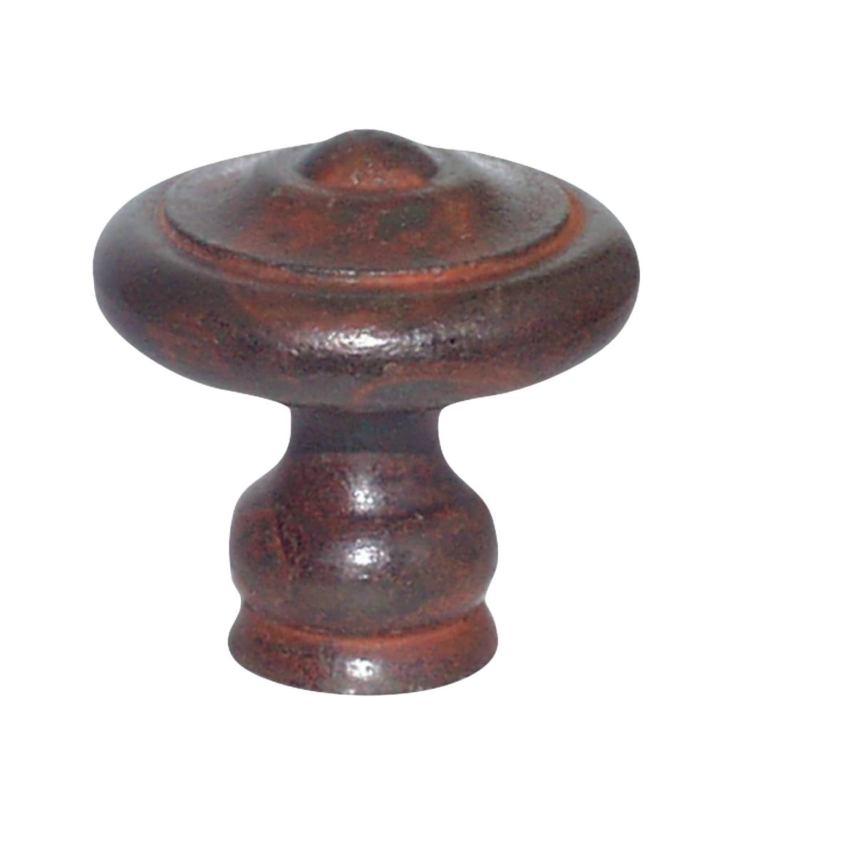 BOUTON FRANCE FER ROUILLÉ Ø 30 MM