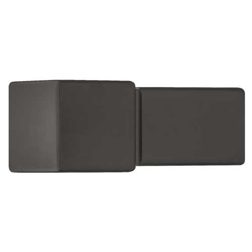 BOUTON DE MEUBLE CARRÉ ANODISÉ NOIR