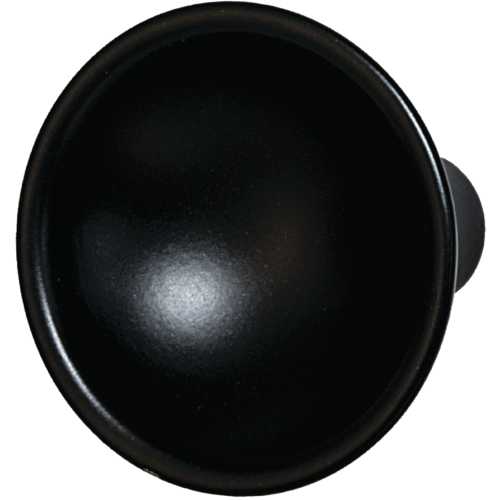 BOUTON DE MEUBLE ROND NOIR MAT Ø35