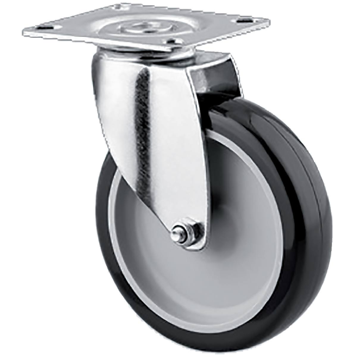 ROULETTE DE COLECTIVITÉ BANDAGE PU Ø 75 MM