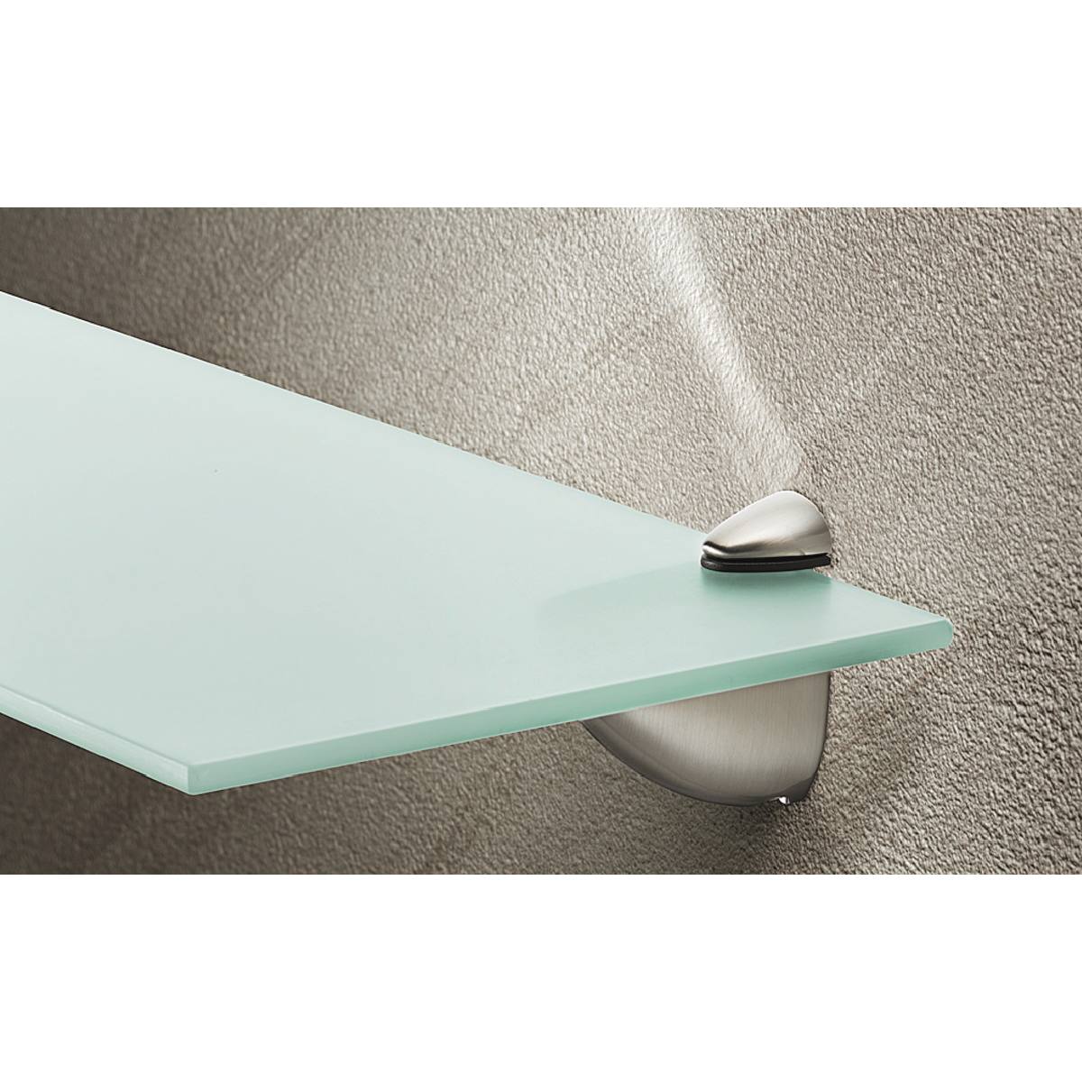 SUPPORT TABLETTE ALU 9006 4-18 mm